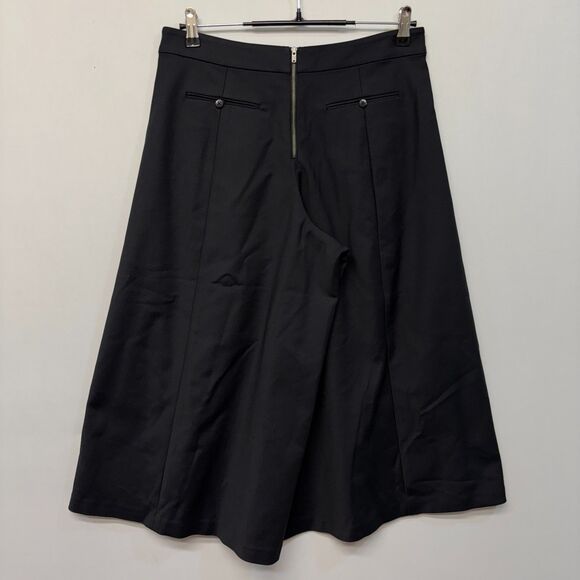 Tracy Reese Women Capri Cropped Wide Leg Pants Size 6 Black C024 -10 - Picture 16 of 16